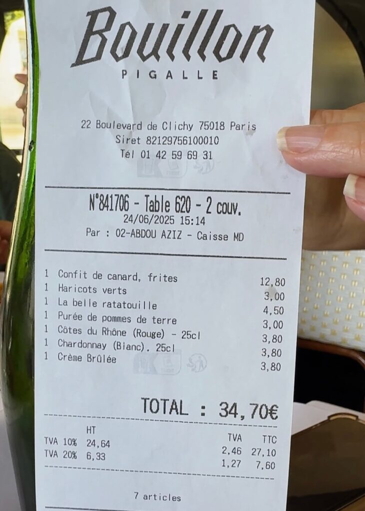 bouillon pigalle paris receipt affordable prices