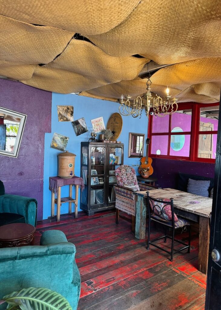 Cafe in Antigua Guatemala bohemian