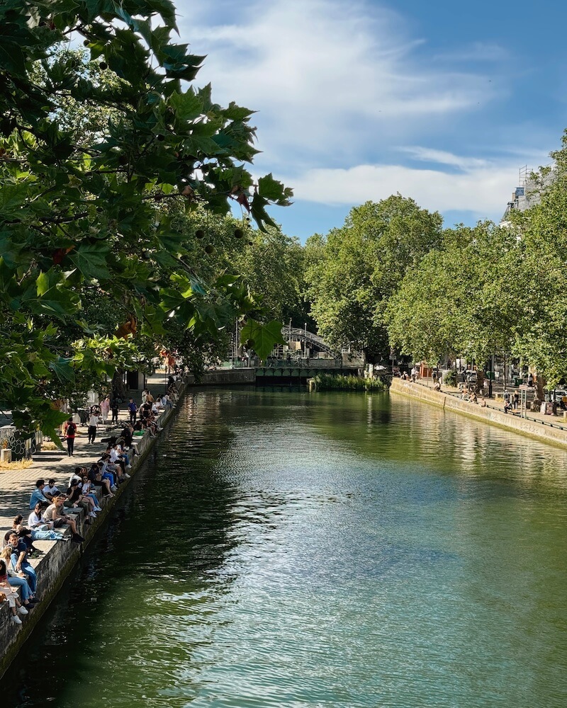 paris canal st martin summer