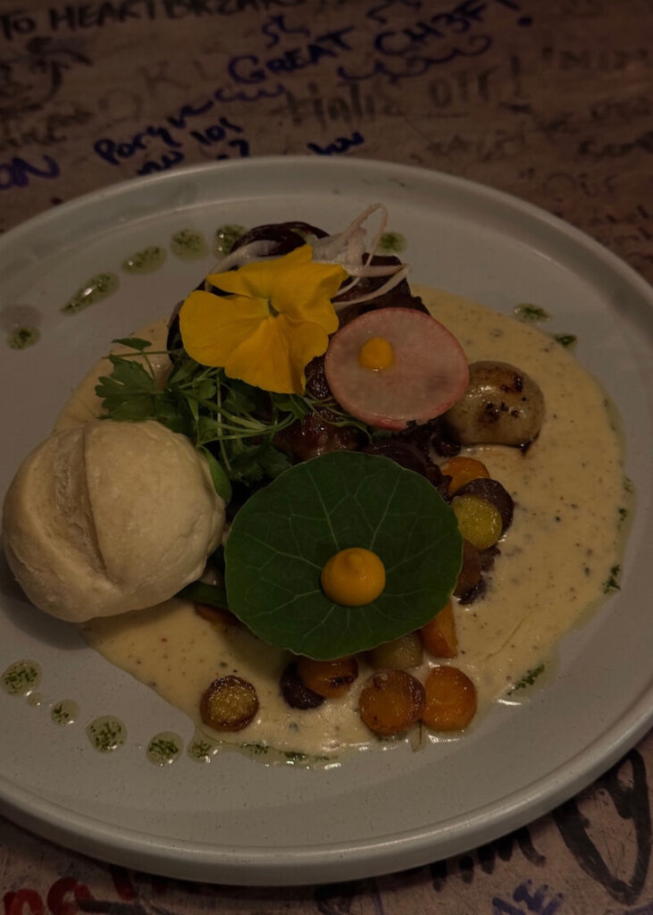 Por Que No restaurant in Antigua Guatemala dinner food