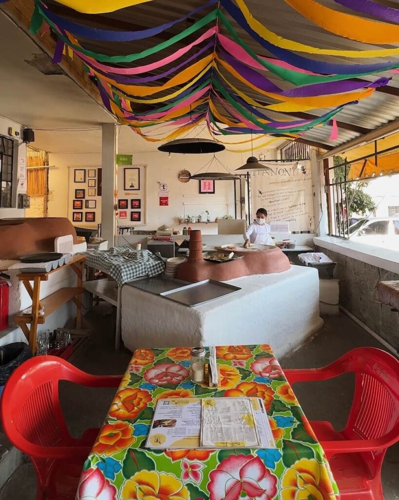 authentic local restaurant in oaxaca city mexico
