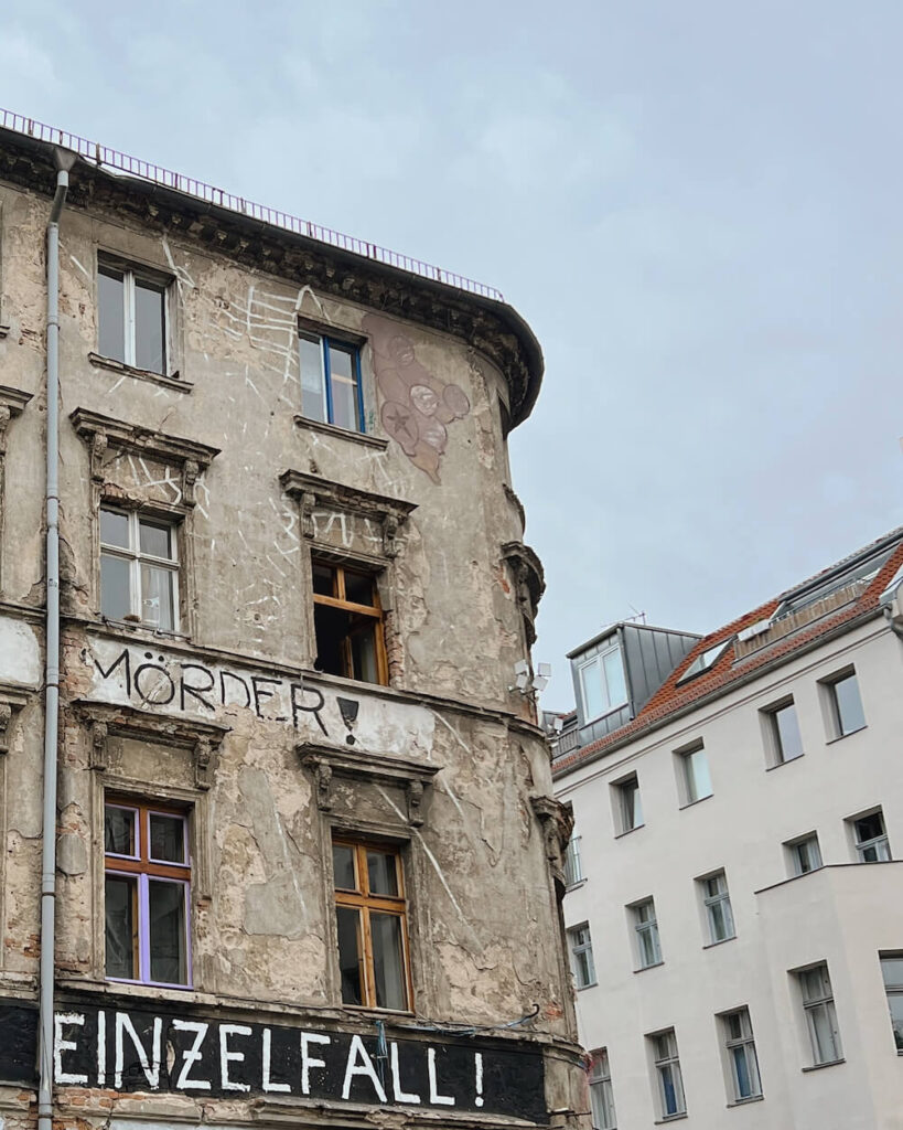berlin crumbling residential building