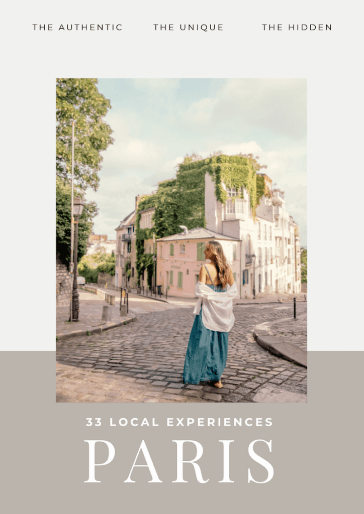 paris local guide to hidden gems woman walking in montmartre