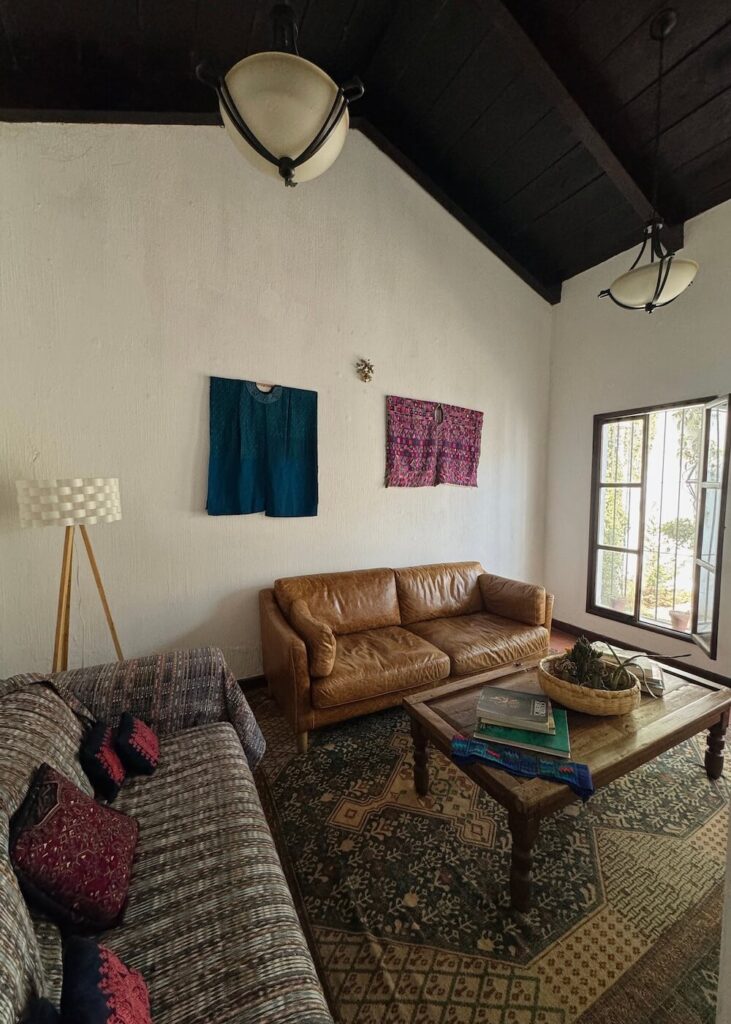 antigua guatemala hotel local quiet living room