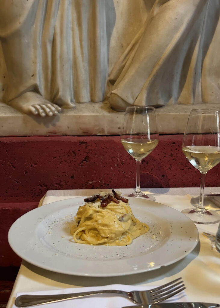 Canova Tadolini carbonara rome italy