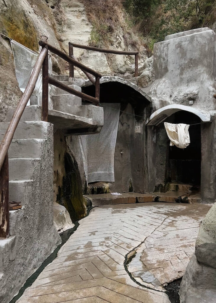 Cavascura spa in mountains and caves ischia italy
